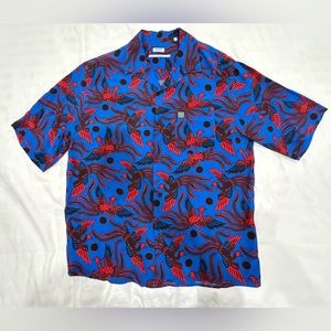 KENZO Paris men’s Phoenix Aop Short Sleeve button down EXCELLENT CONDITION.